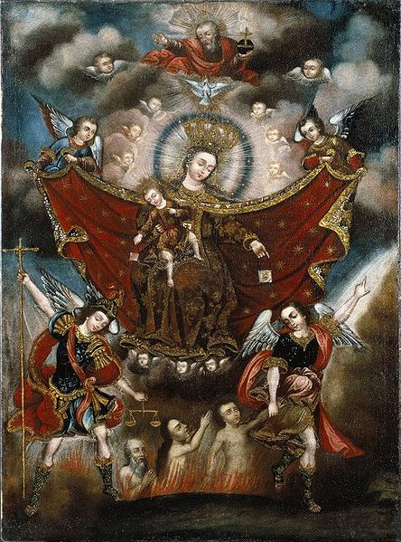 Virgin of Carmel Saving Souls in Purgatory